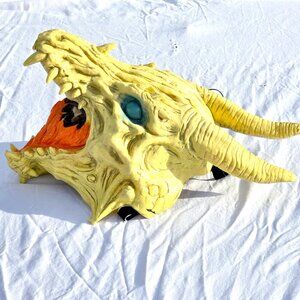 BONE DRAGON Rubber Latex Ancient Mask Cosplay Halloween Costume Fantasy Seasons